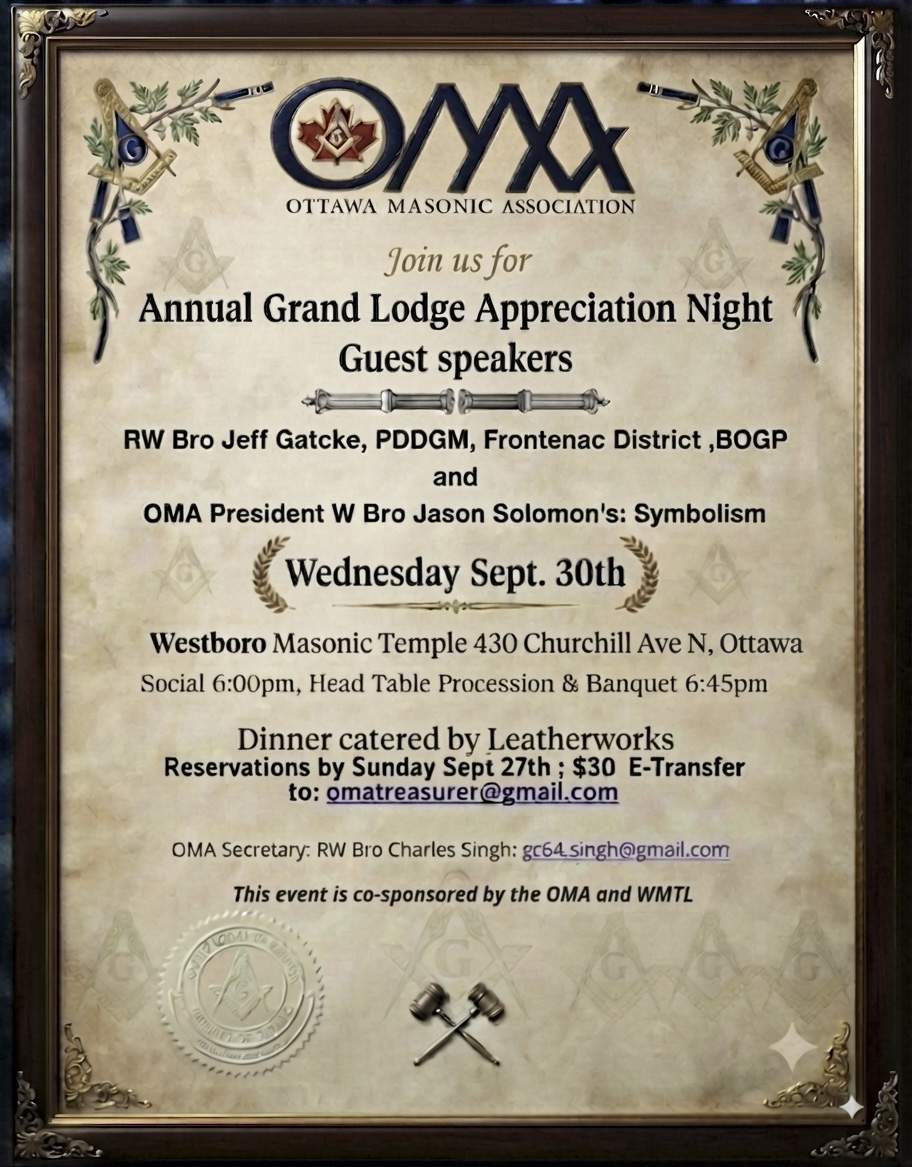 Annual Grand Lodge Appreciation Night
